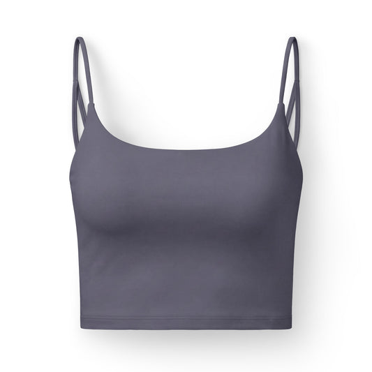 Luxe Strappy Crop Bra — Seamless Daily Comfort