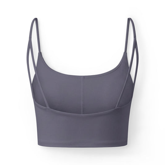 Luxe Strappy Crop Bra — Seamless Daily Comfort